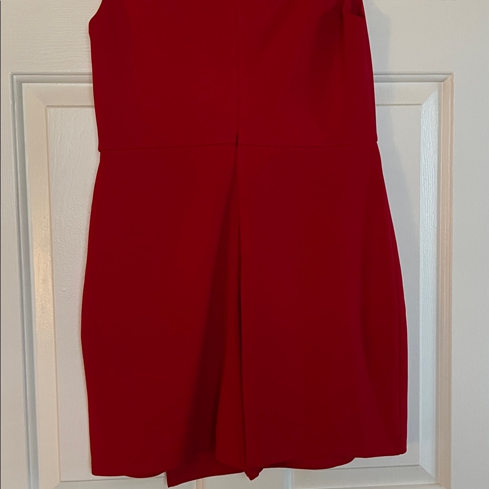 Lulu's Bold Red Mini Dress - Picture 5 of 5